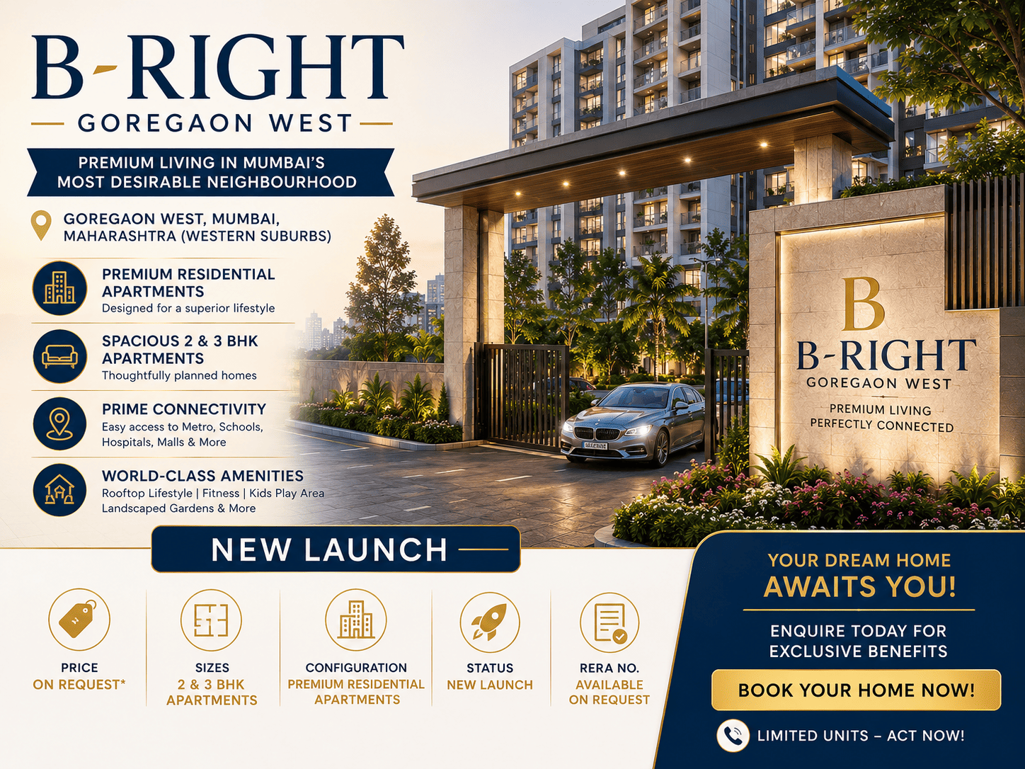 B-Right Goregaon West - Premium Apartments Mumbai